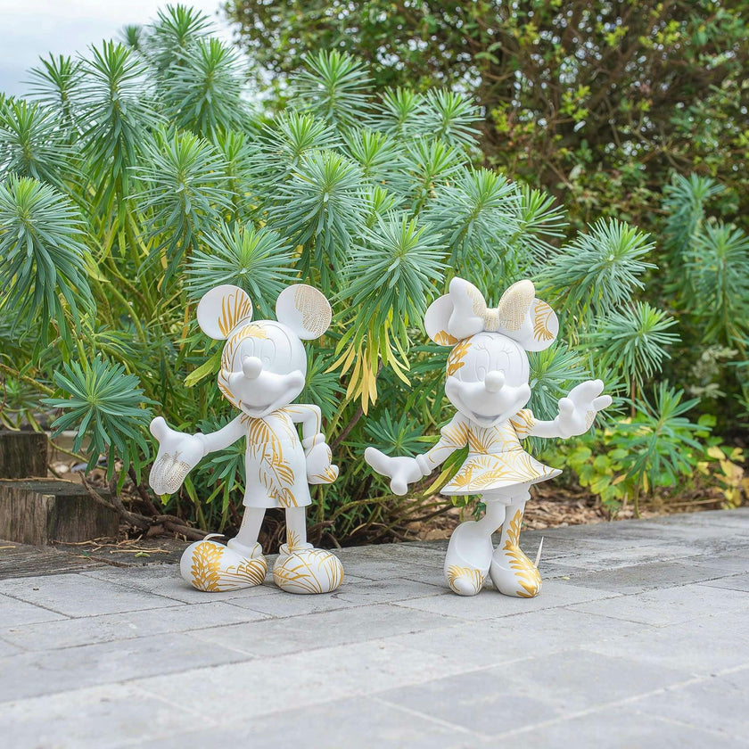 Mickey STAR STYLE White & Gold 12in