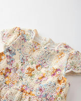 Posie Cotton Embroidered Romper (Baby)