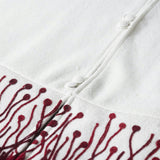 Handmade Flora Wool Christmas Tree Skirt 60" Arcadia Home
