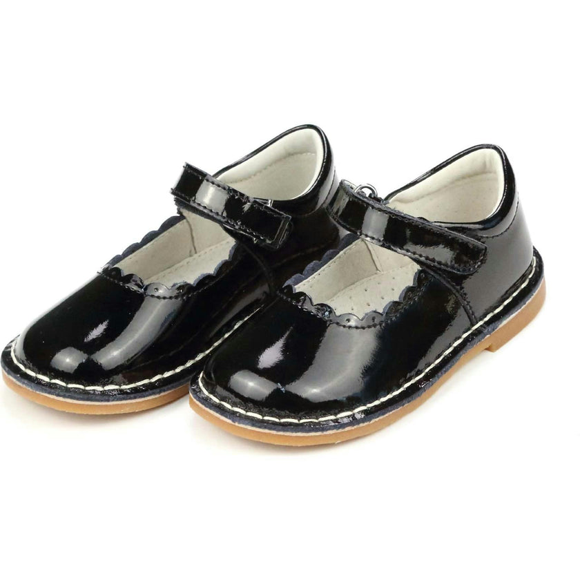 Caitlin Scalloped Patent Mary Jane
