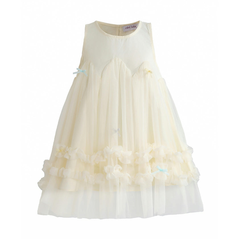 Mimi Tutu Rosabella Ruffle Tulle Dress in Ivory at Nordstrom, Size 8