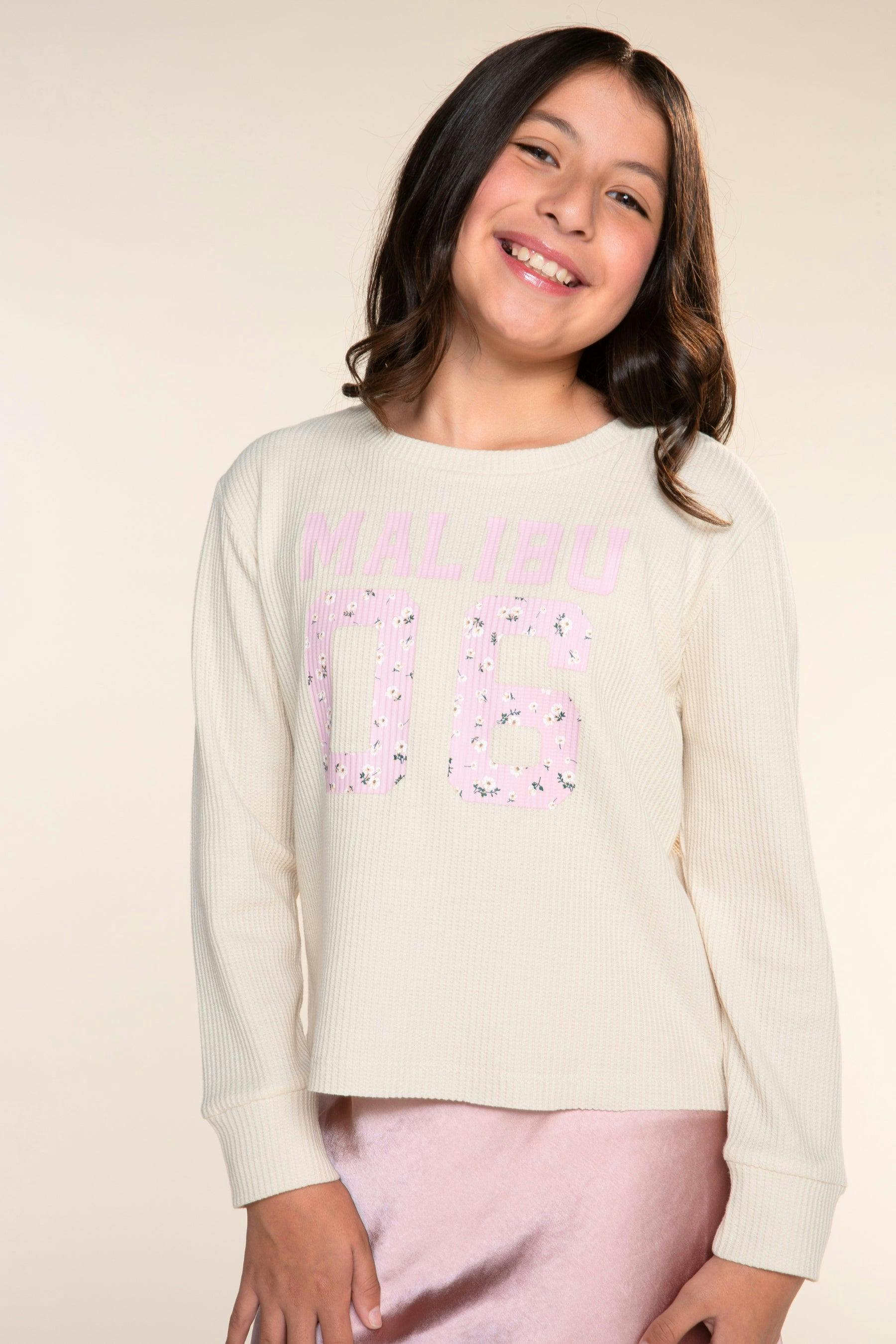 Waffle Long Sleeve Easy Tee