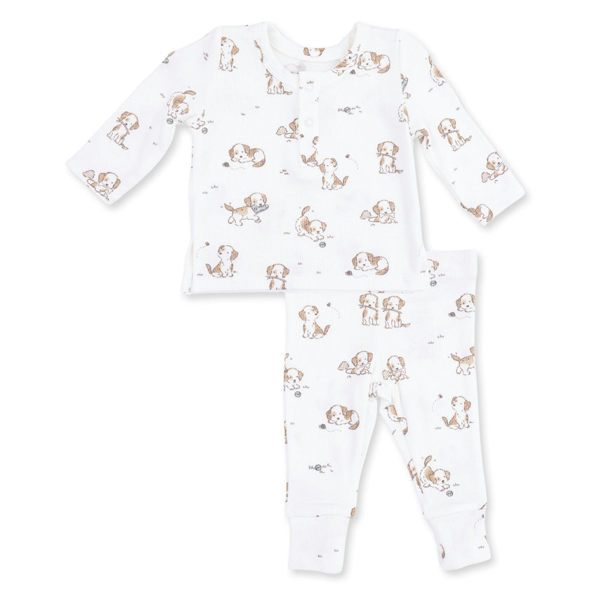 Explorer Puppy Blue - Long Sleeve Henley Play Set