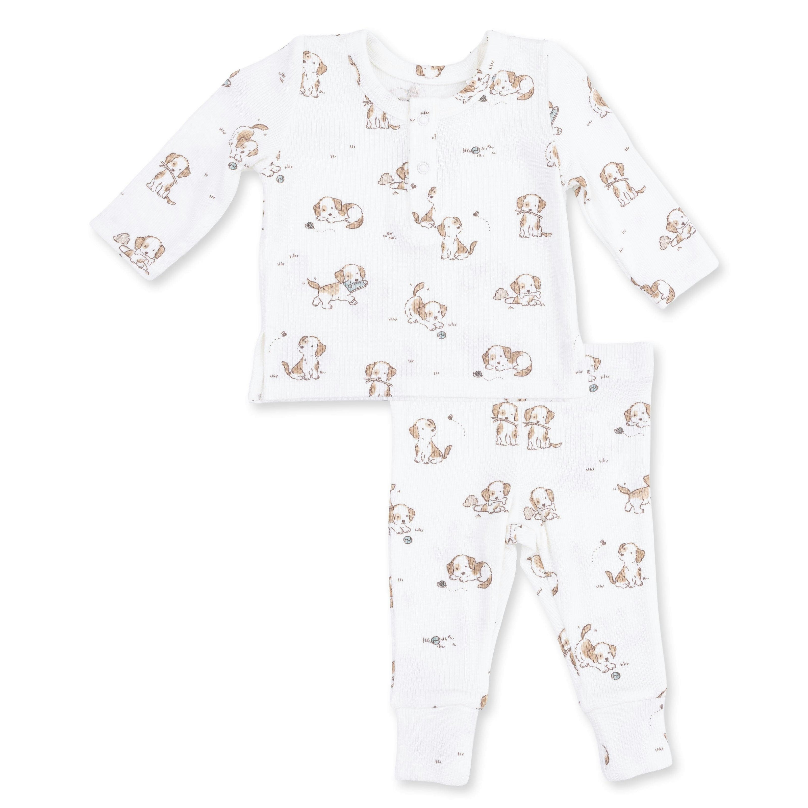 Explorer Puppy Blue - Long Sleeve Henley Play Set