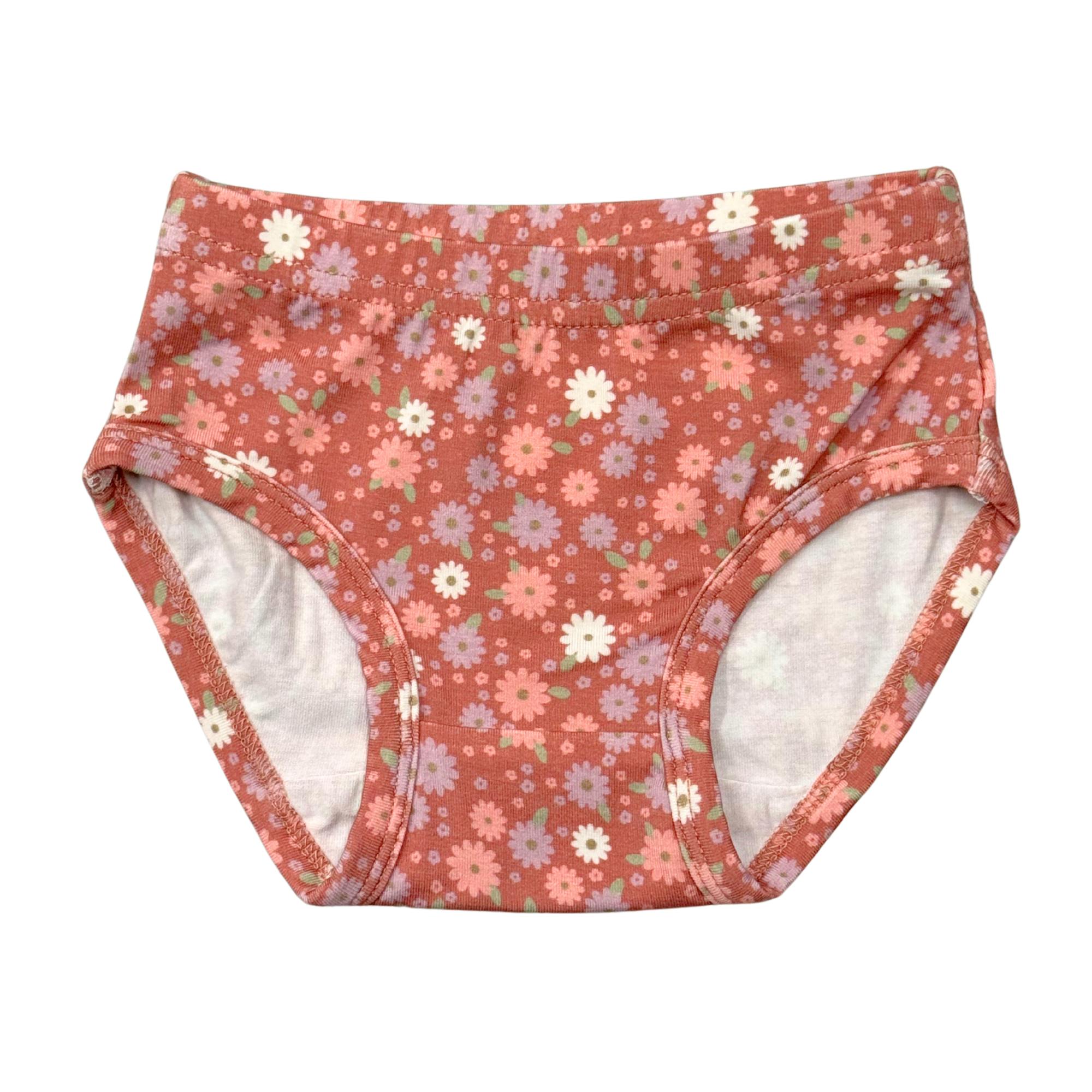 Girls Underwear in Tiny Petals