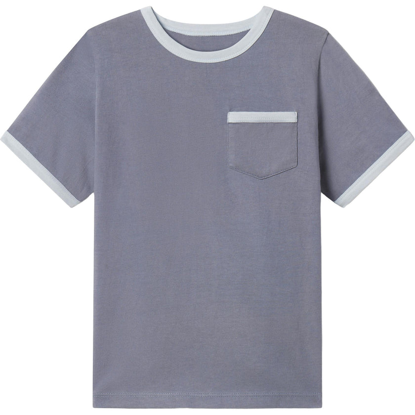 Jacob Ringer Tee in Flint Blue