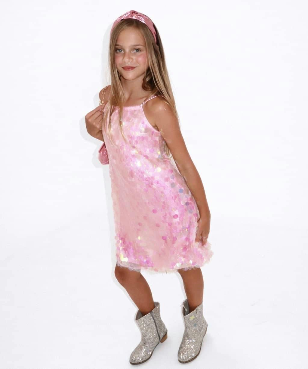 Pink Magic Paillette Dress