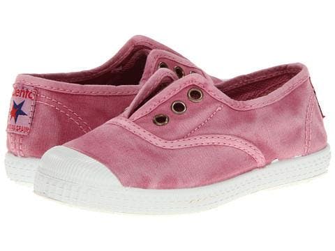 Cienta 70777.42 Washed Pink Canvas Laceless Sneaker