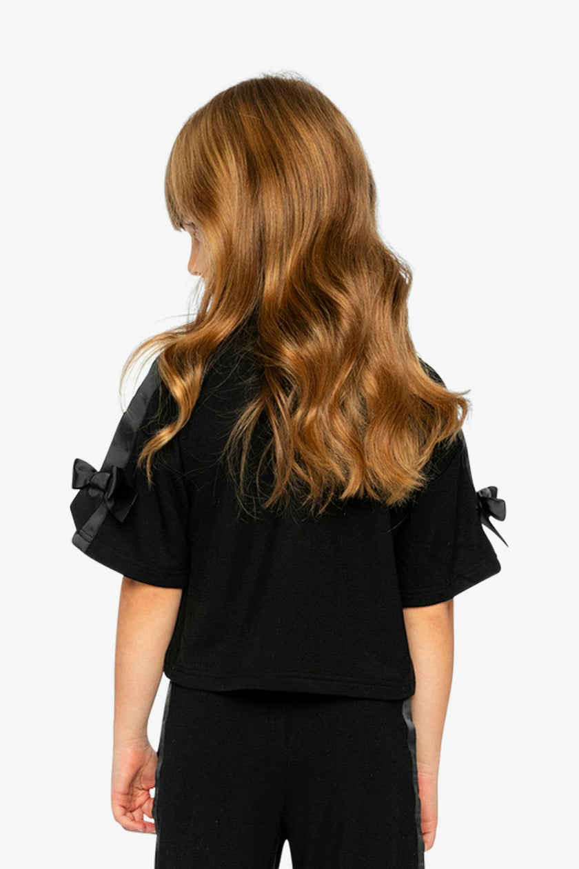 Short Sleeve Milano Top Black