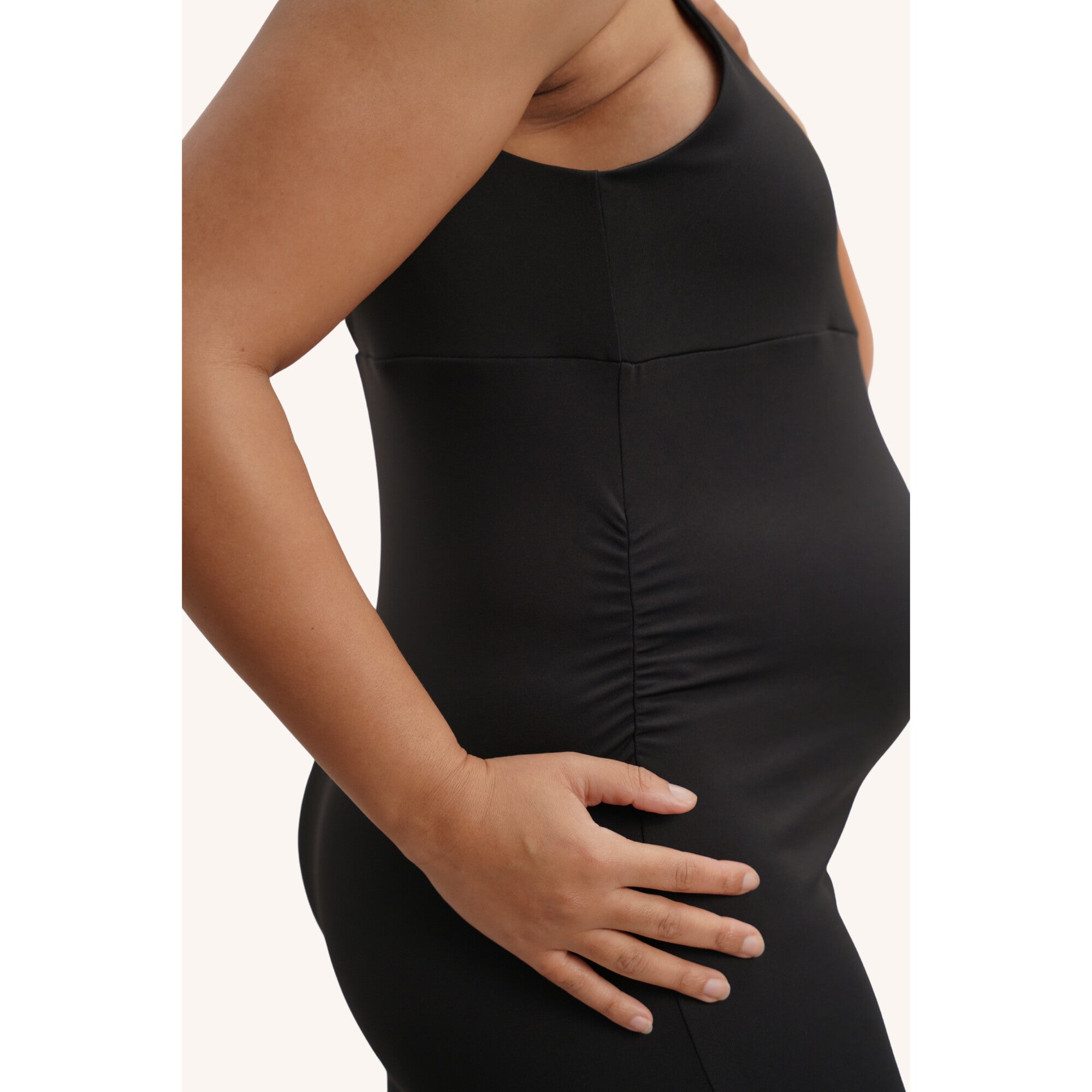 Stretch & Support Romper, Black