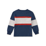 Colorblock Rugby Top, Twilight