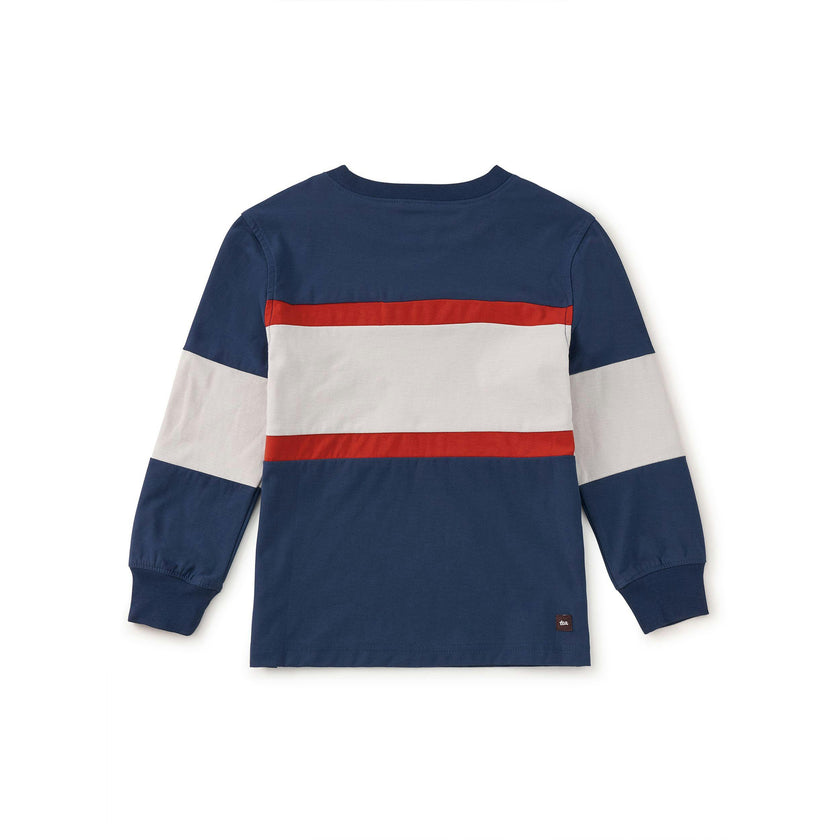 Colorblock Rugby Top, Twilight