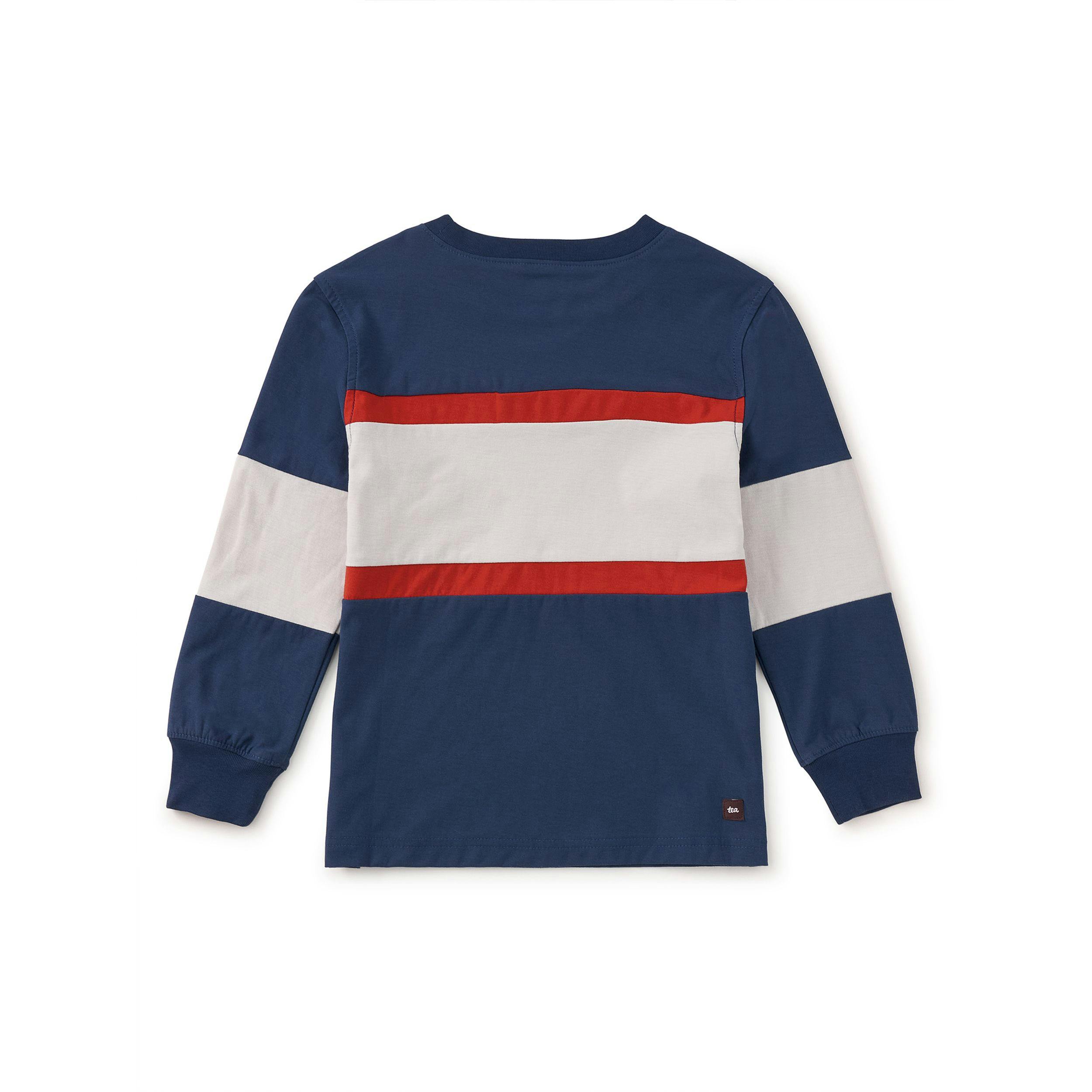 Colorblock Rugby Top, Twilight