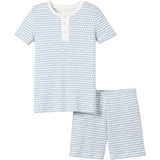 Kid's Pima Snug Fit Pajama Short Set in La Mer