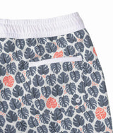 Swimshort Tommaso - Tropical Leaves Pebbles Print