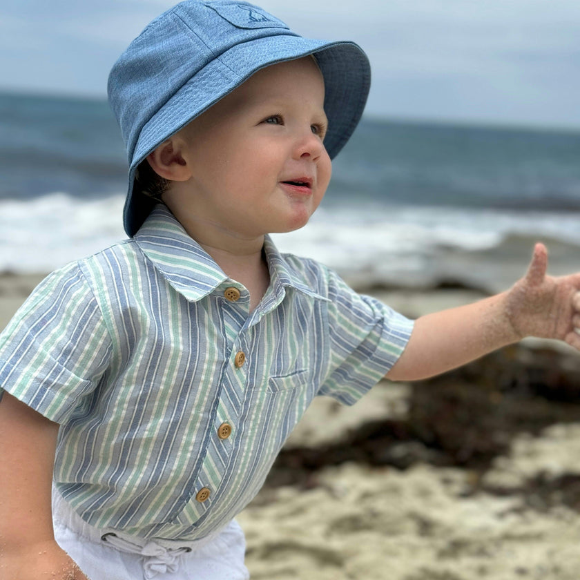 FISHERMAN Chambray Bucket Hat