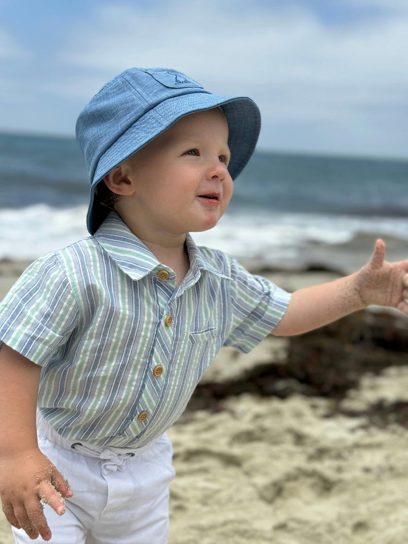FISHERMAN Chambray Bucket Hat