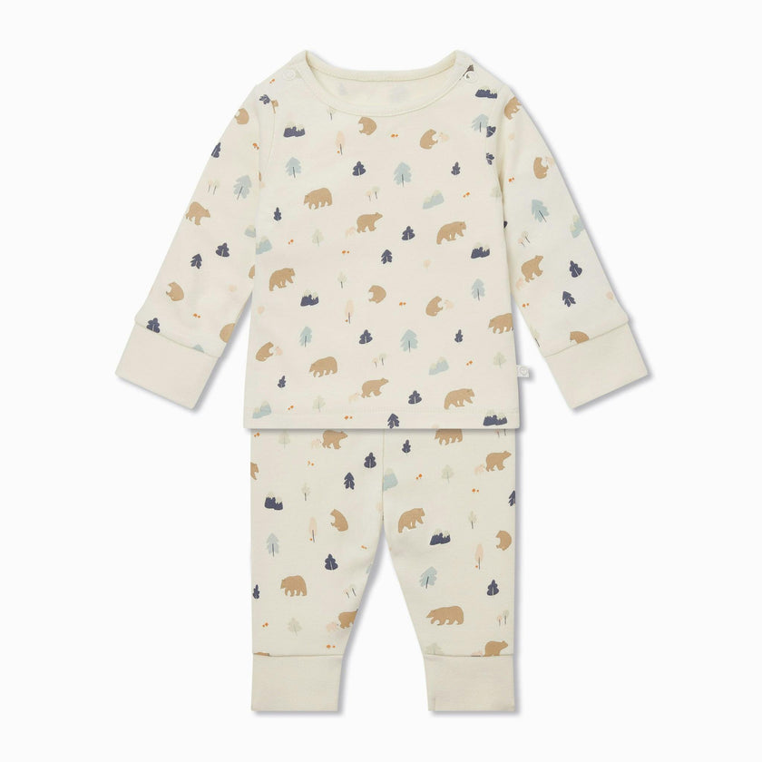 Bear Print Pajama Set