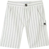 TARTINE ET CHOCOLAT Grey Stripe Cotton Shorts