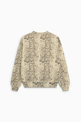 TNS Logo Woman Sweatshirt Snake Print