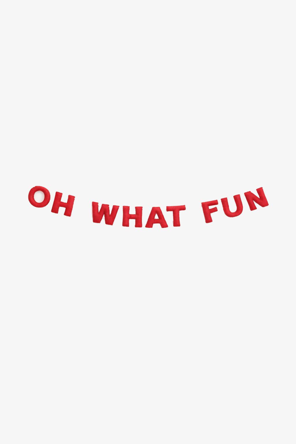 Oh What Fun Banner