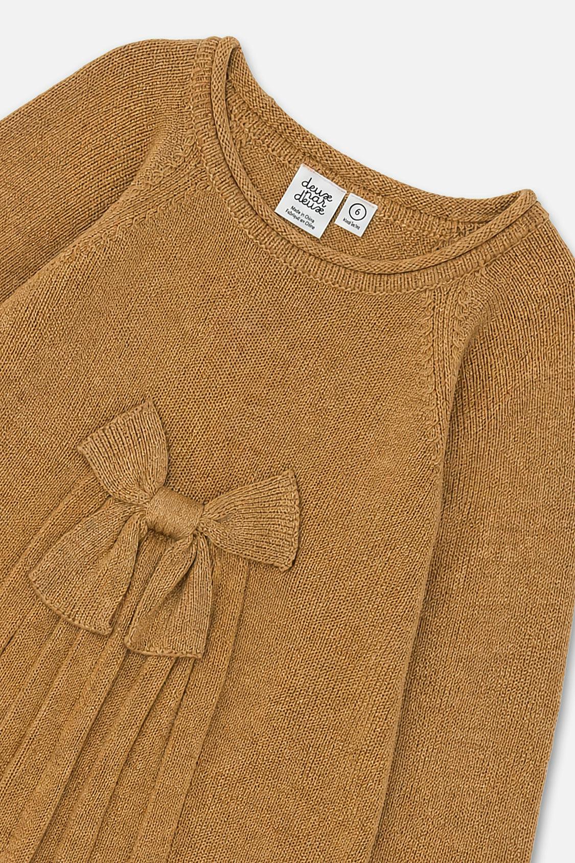 Knitted Dress Brown Cinnamon