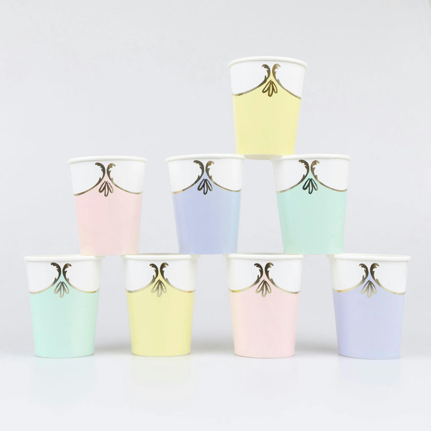 Rococo Pastel Cups
