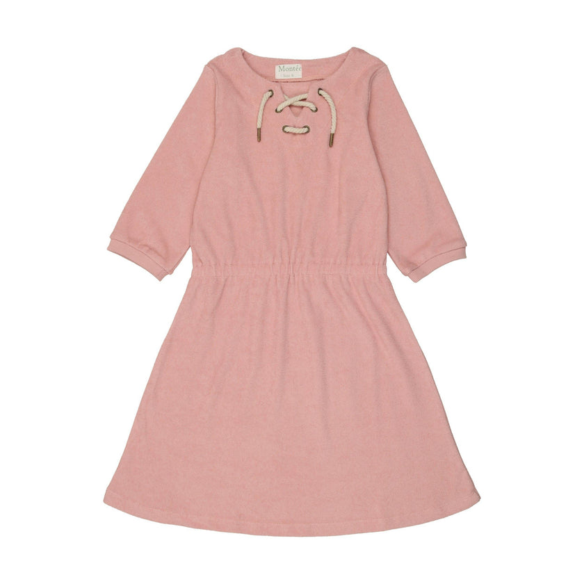 Beach Terry 3-Quarter Sleeve Dress