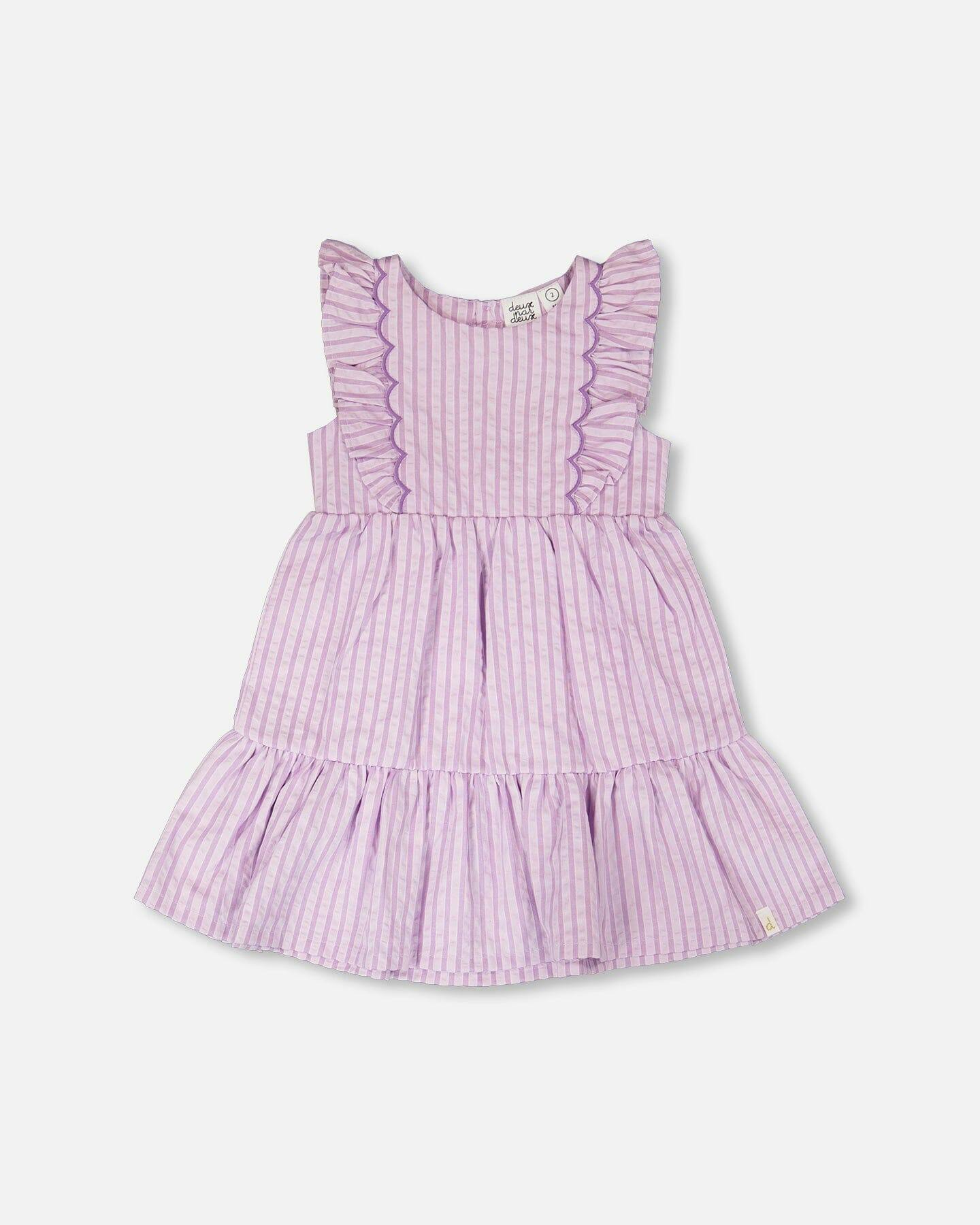 Striped Dress Lavender