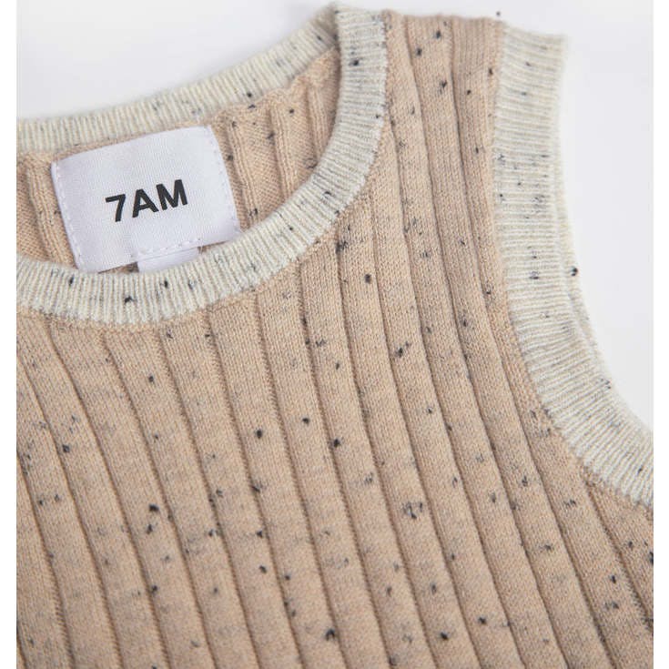 Baby Hug Me Ribbed Contrast Trim Tank Top