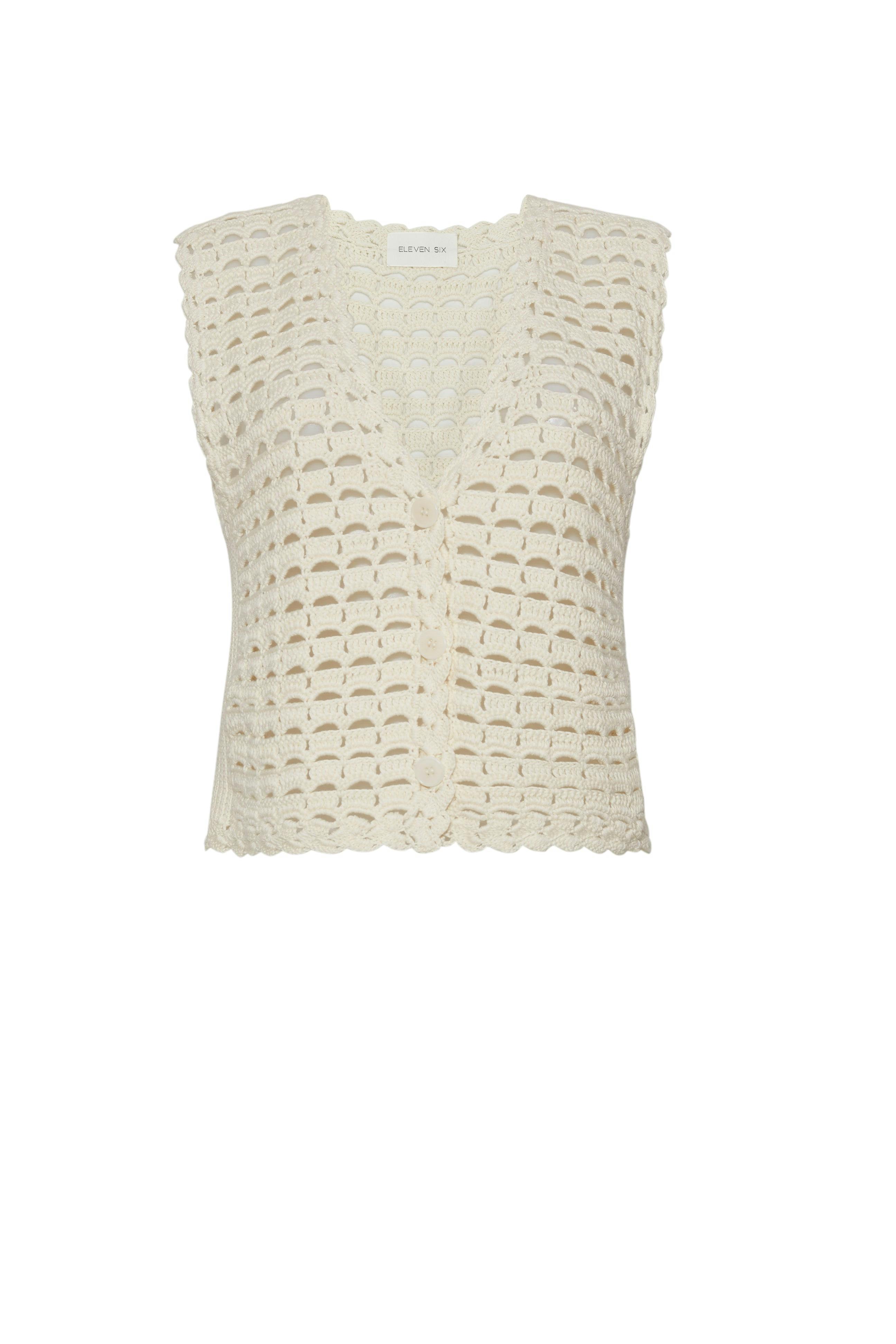 ELLIE CROCHET VEST