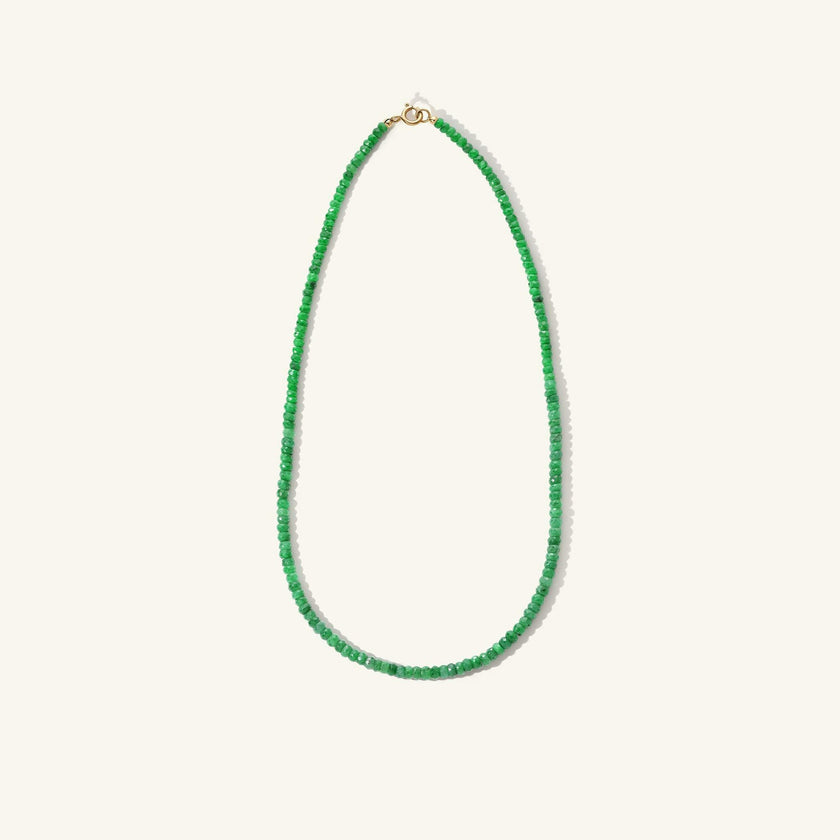Emerald Beaded Necklace