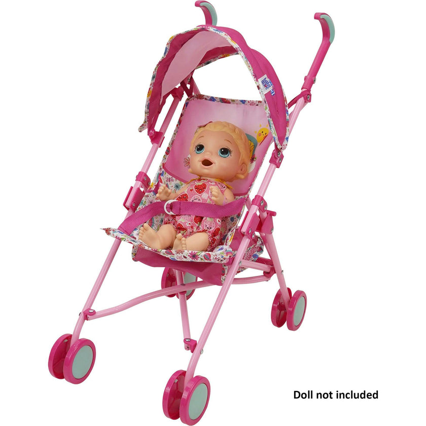 Baby Alive Doll Stroller - Pink & Rainbow