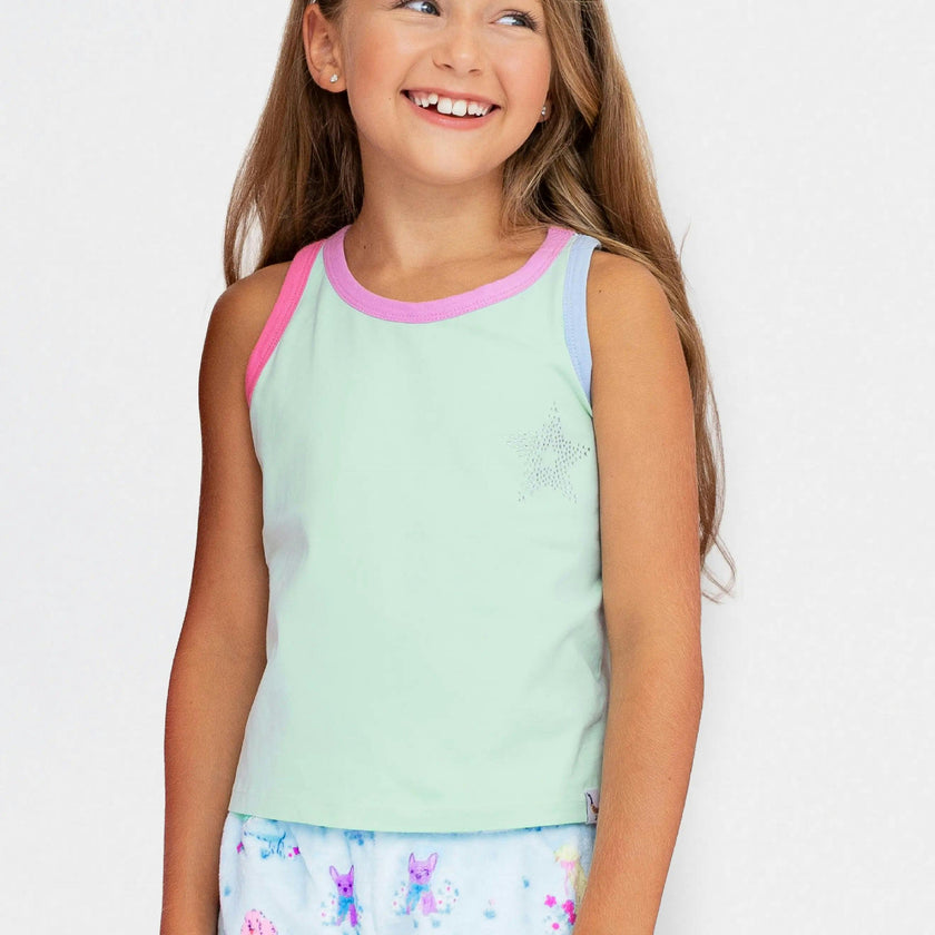 Rhinestone Star Tank Top