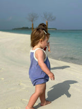 children's terry romper - berry breeze