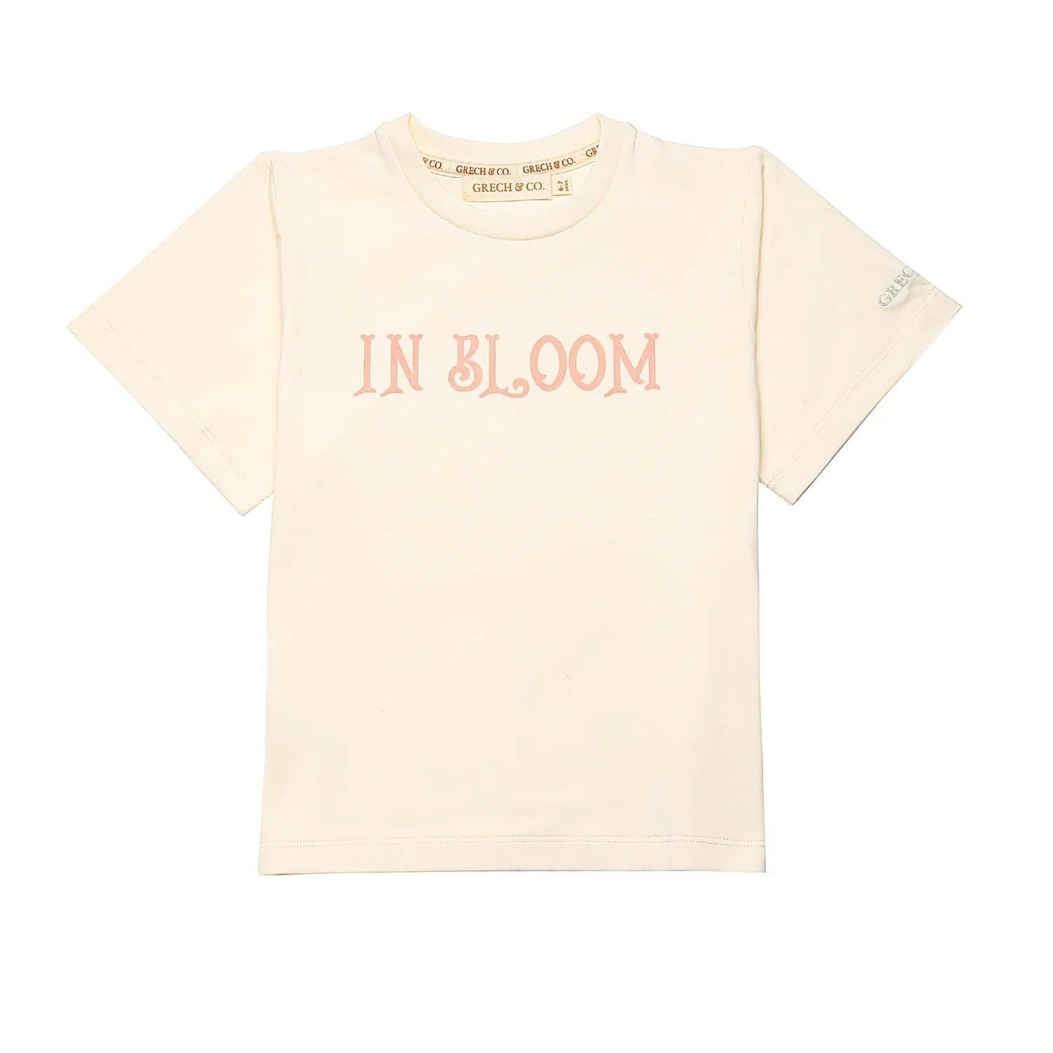 Oversized T-Shirt | Organic Cotton Jersey - In Bloom