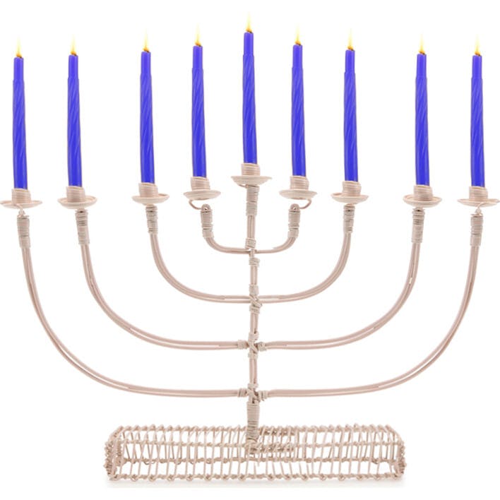 Licht Wire Round Arm Menorah