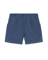 Blue Pocket Shorts