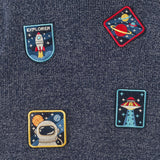 Hooded Sweater | Space Explorer Patches