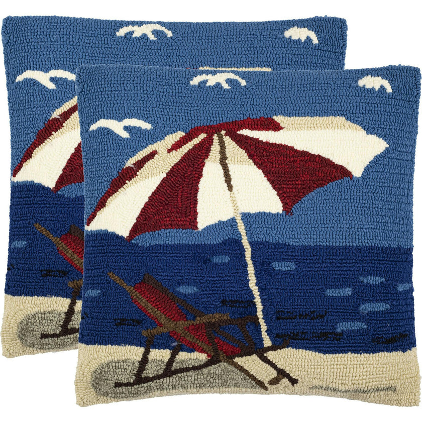 Beach Lounge Outdoor Pillow