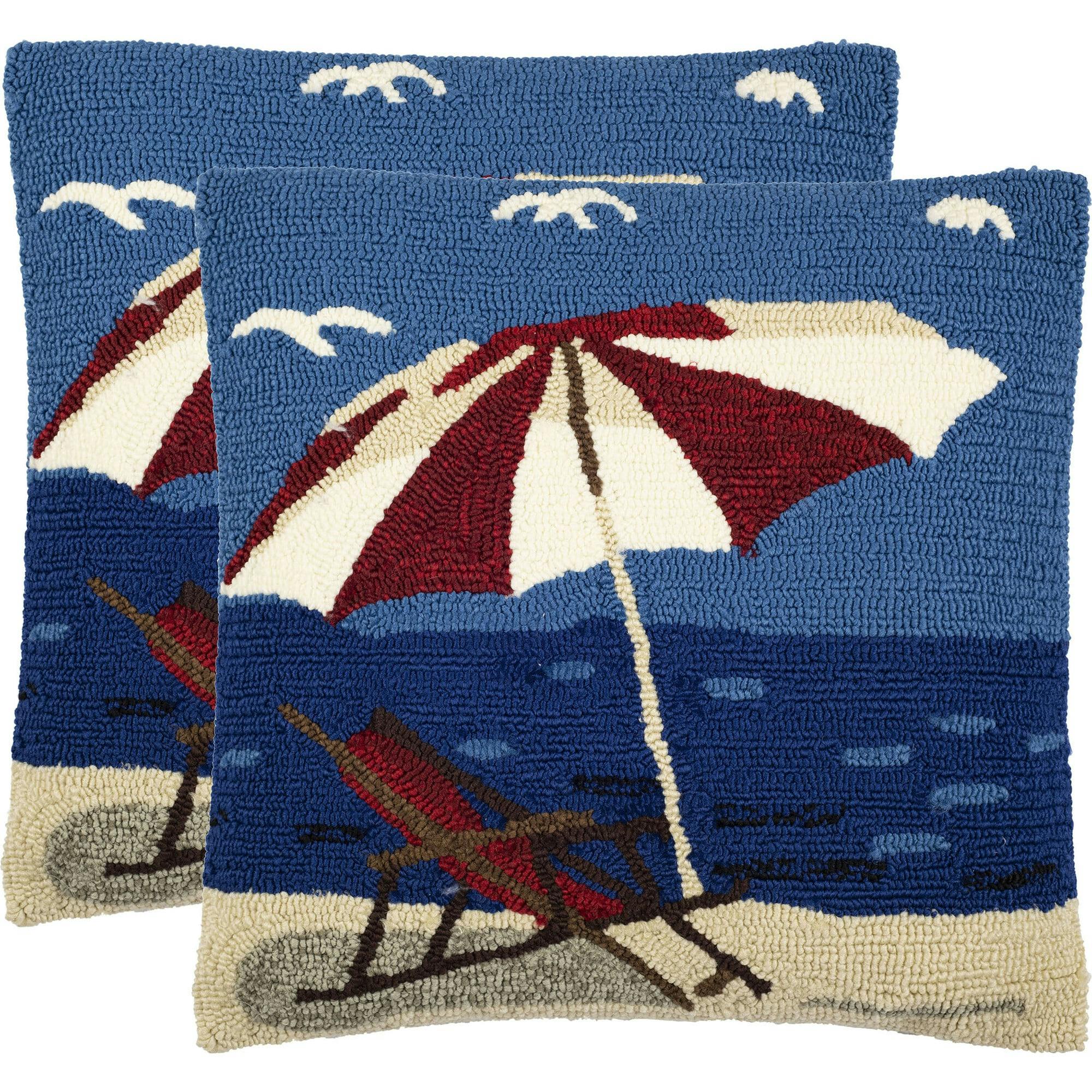 Beach Lounge Outdoor Pillow