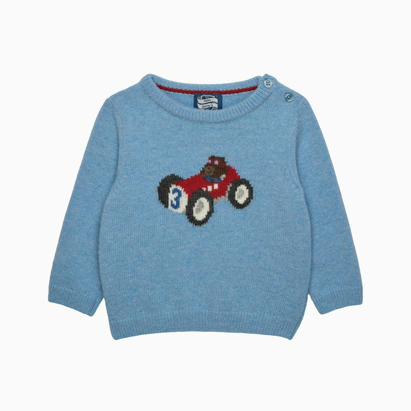 Baby Henry Car and Bear Sweater