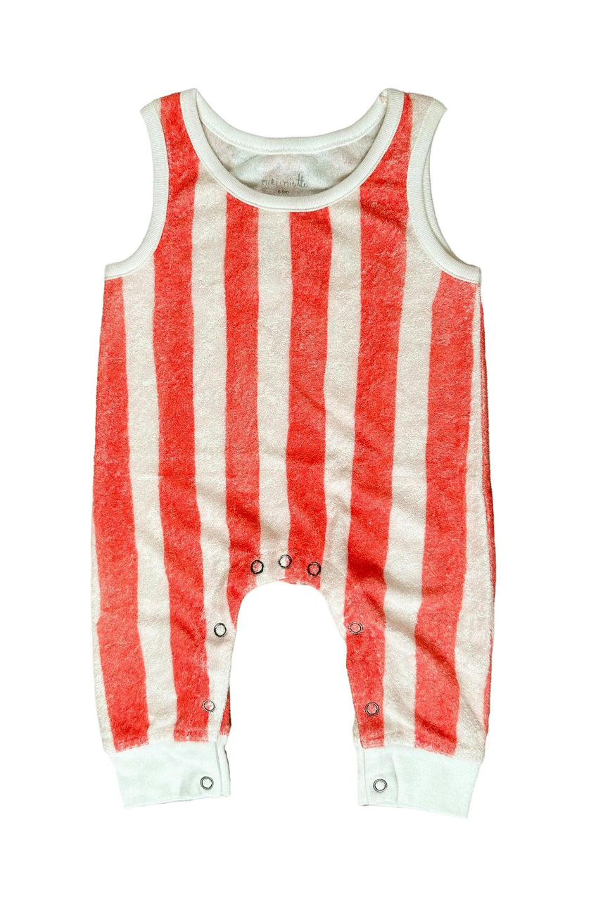 Hotel Del Drew Striped Tank Romper