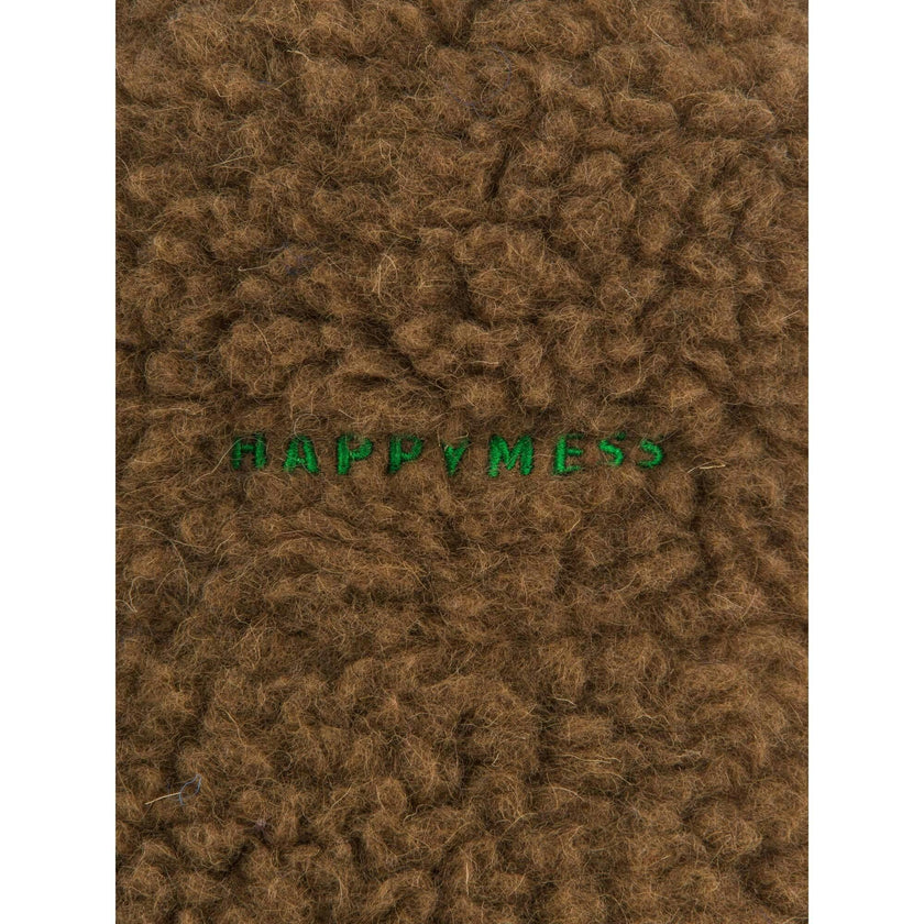 adult merino wool bucket hat - teddy brown