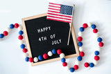 Patriotic Ball Garland