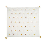 Kendi Cotton Muslin Pom Pom Baby Quilt