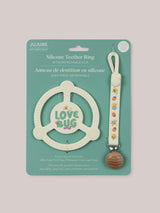 Studio Oh! Silicone Teether Ring With Detachable Clip
