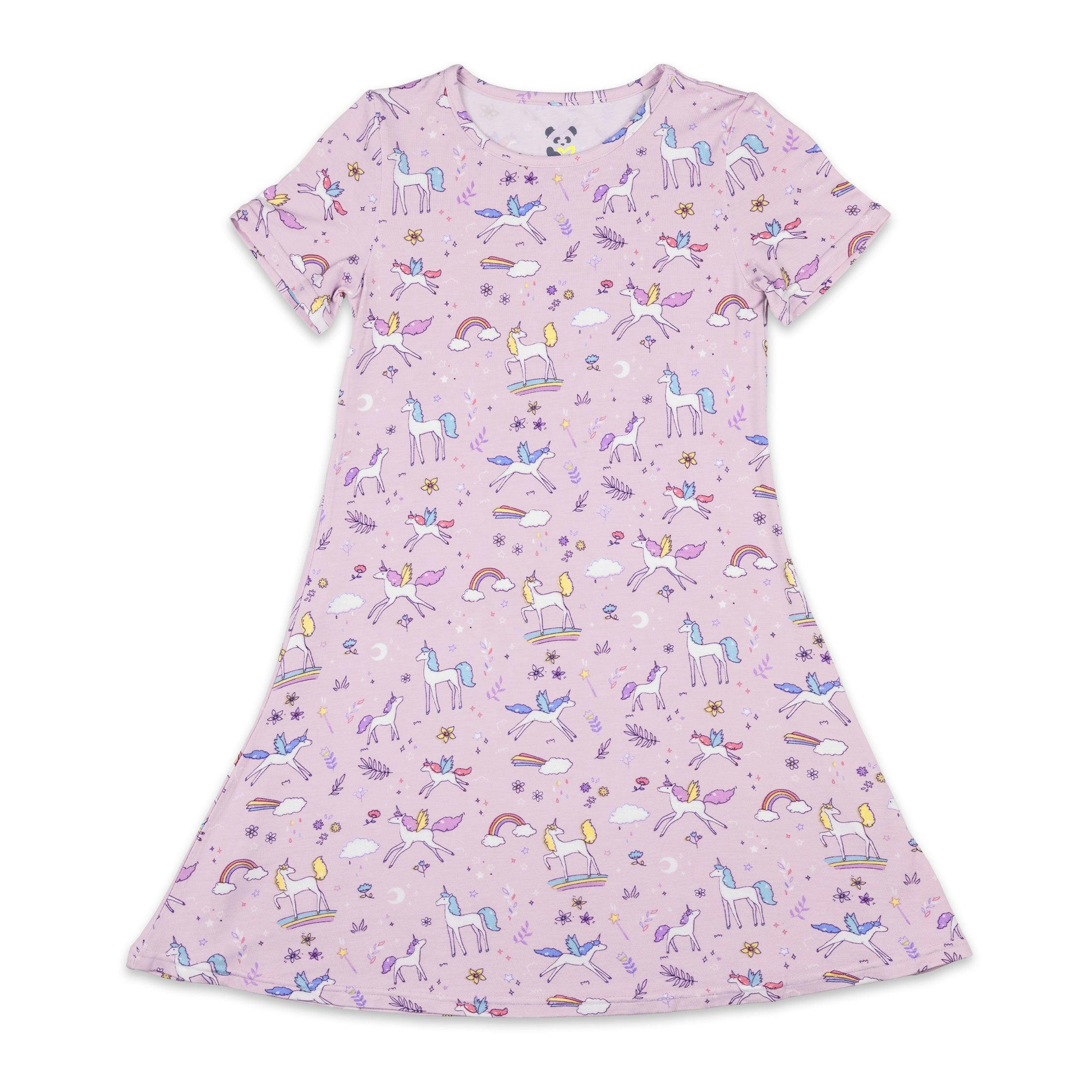 Enchanted Bamboo Girls' Short Sleeve Dress