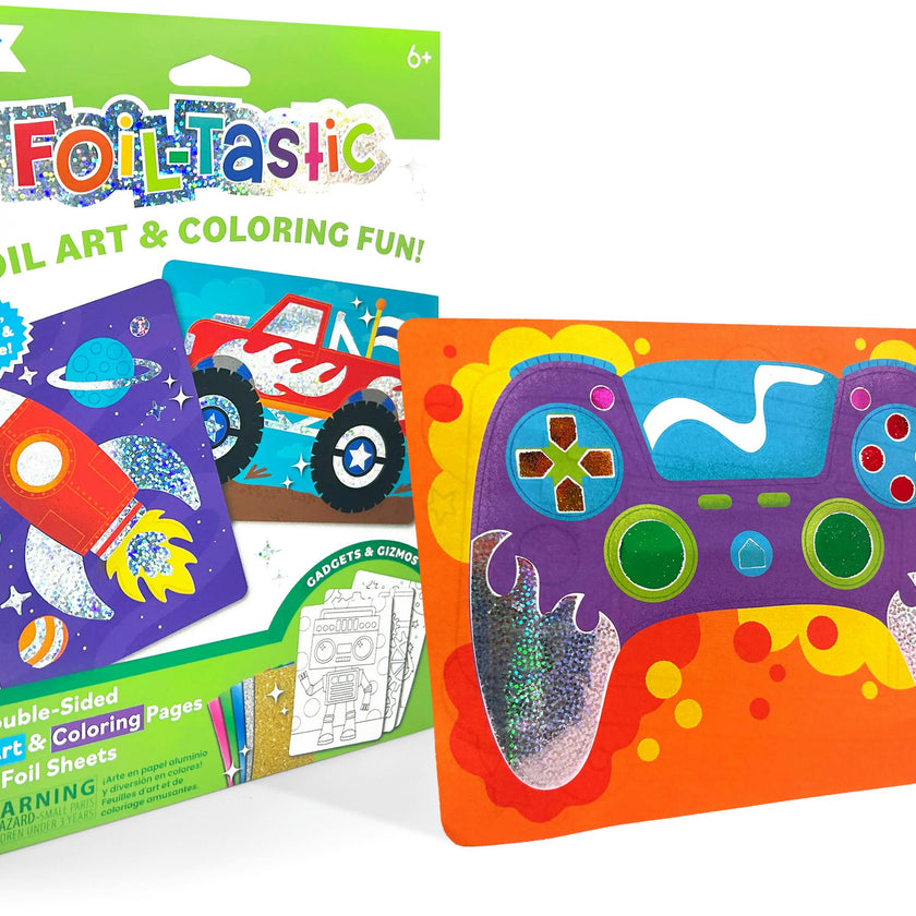 Foil-tastic Foil Art & Coloring Set - Gadgets & Gizmos