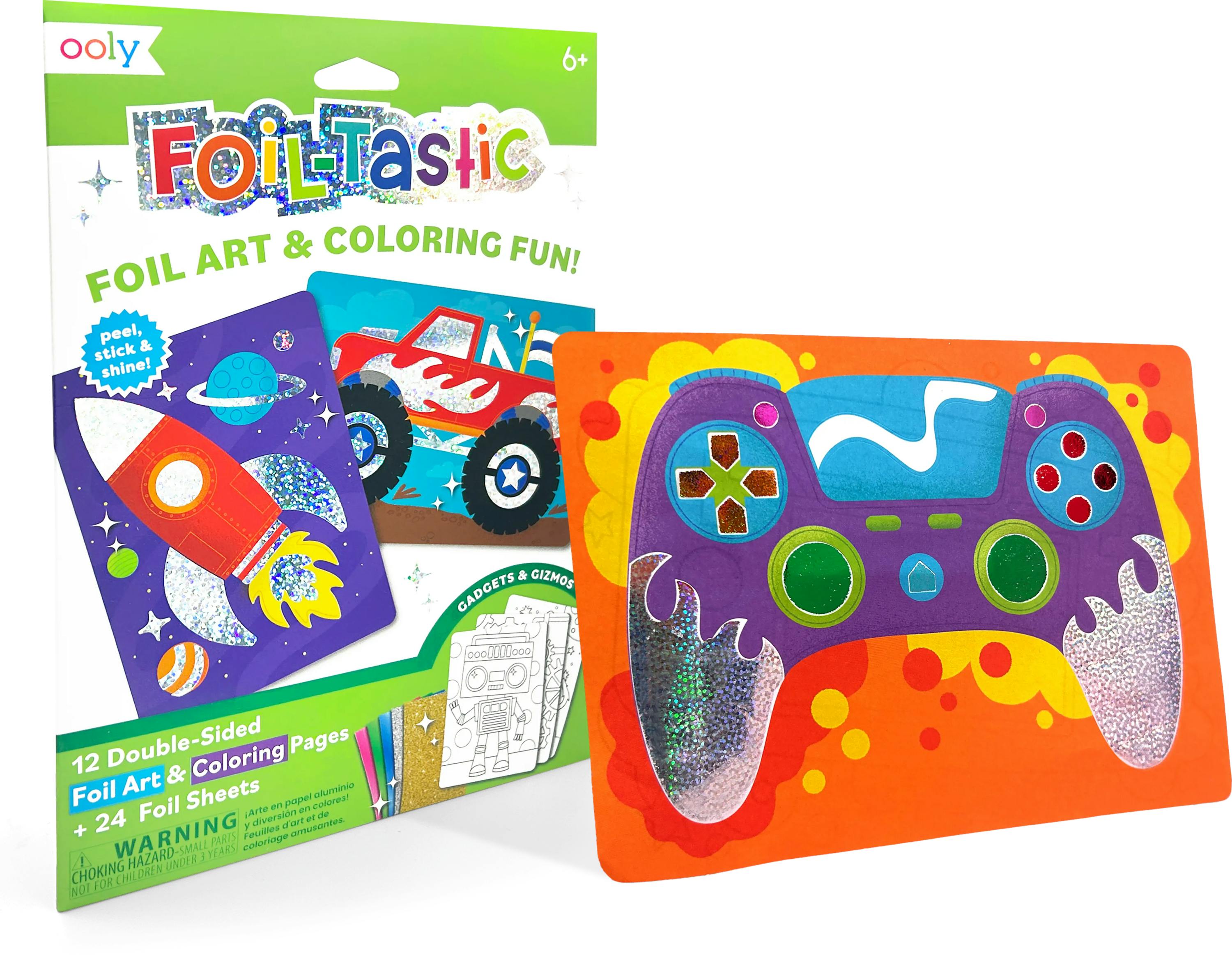Foil-tastic Foil Art & Coloring Set - Gadgets & Gizmos